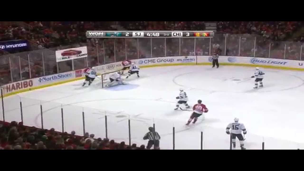 Bryan Bickell goal vs. San Jose Sharks (2014) copied Patrick Kane goal vs. Minnesota Wild (2009)