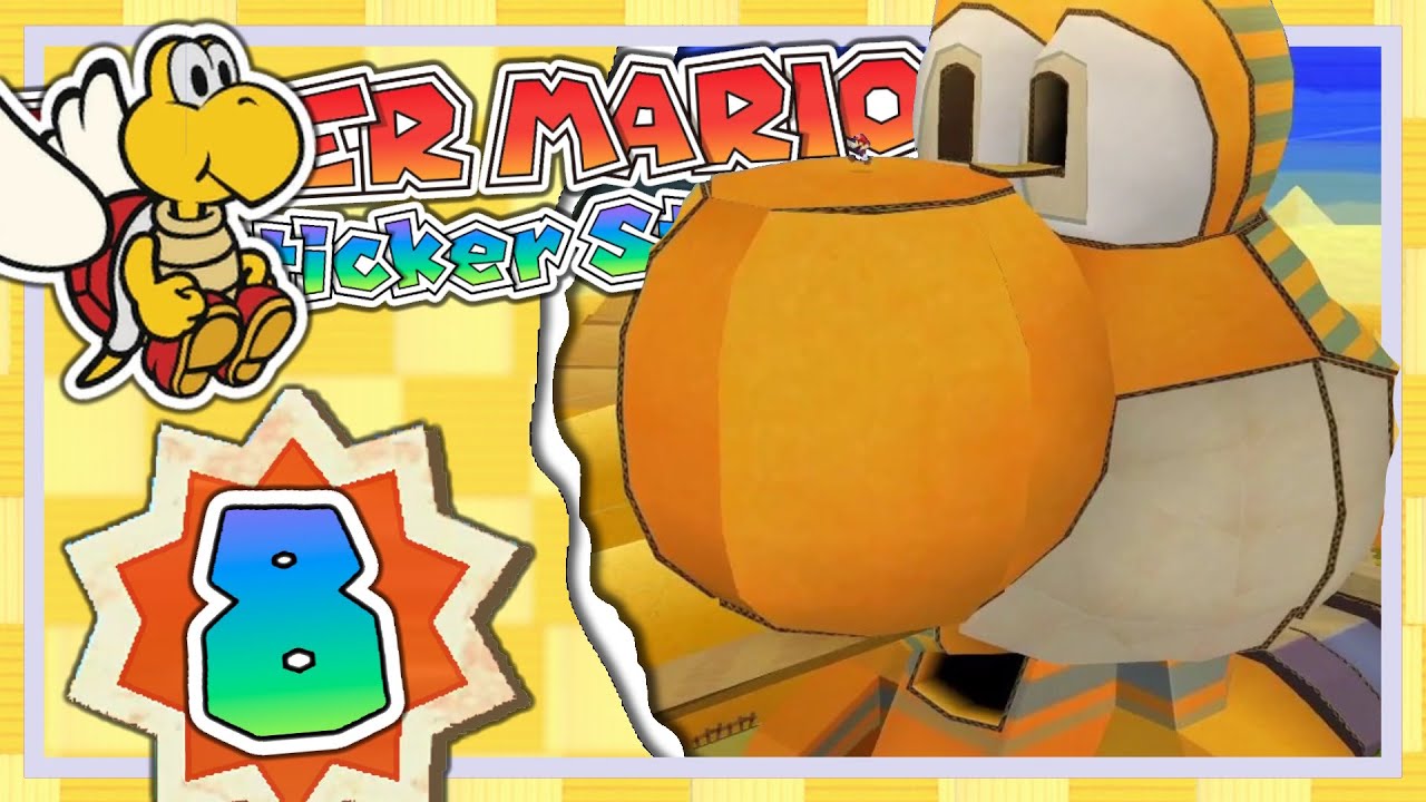Paper Mario: Sticker Star📖- [Ep. 08] - Labyrinth in der Yoshi-Sphinx!