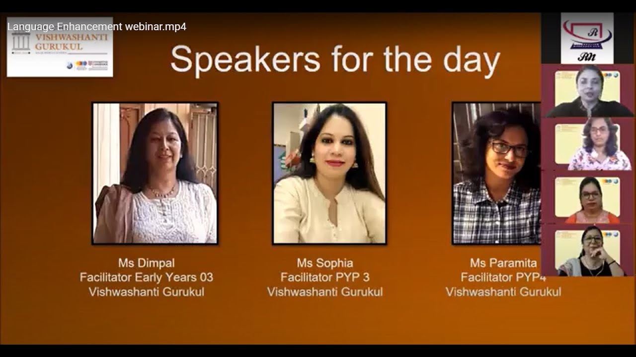 MIT Vishwashanti Gurukul Language Enhancement webinar