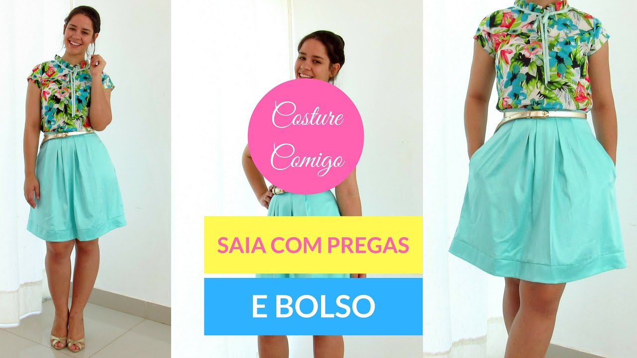 Saia linda por R$4,99 - Costure Comigo | Ellen Borges