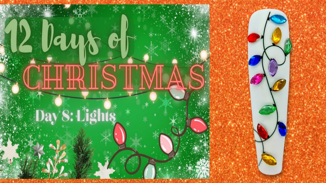 12 DAYS  OF CHRISTMAS COLLAB DAY 8 ~ CHRISTMAS LIGHTS 🔴〰️🟡〰️🟢〰️🔵