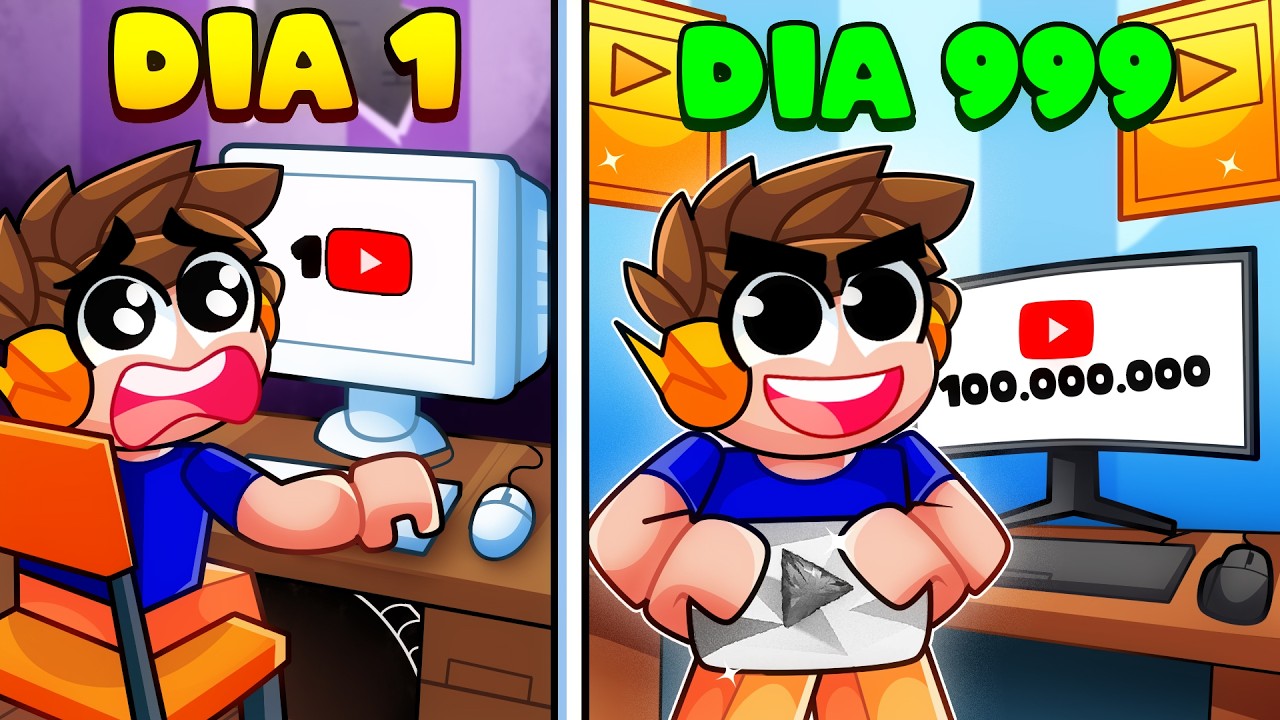 Comecei do ZERO e virei o MAIOR YOUTUBER do ROBLOX!