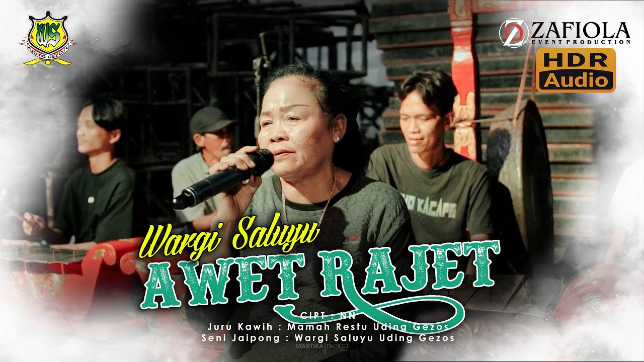 AWET RAJET - JAIPONG WARGI SALUYU UDING GEZOS || HQ AUDIO
