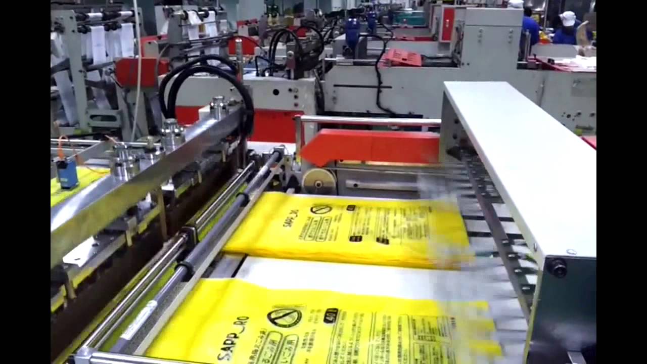 machine sacs en plastique.
