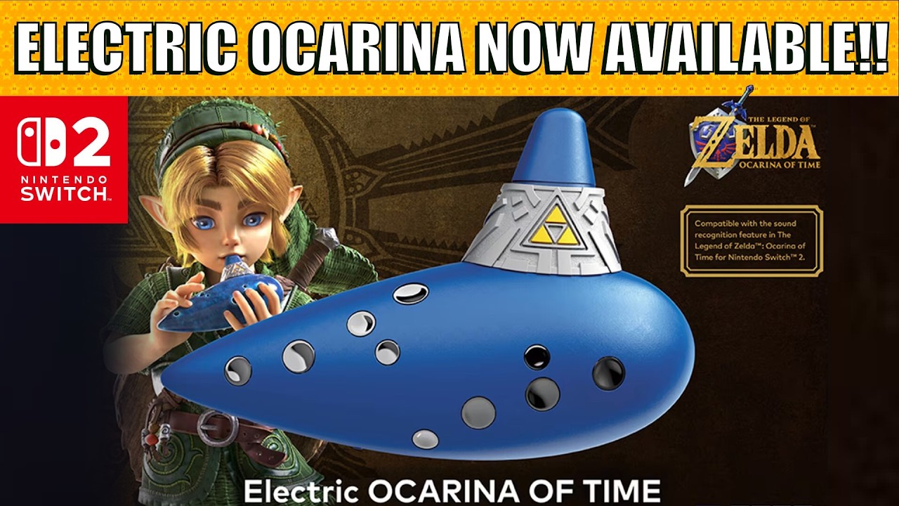 НОВАЯ электрическая окарина из Ocarina of Time для Switch 2 УЖЕ ДОСТУПНА для предзаказа