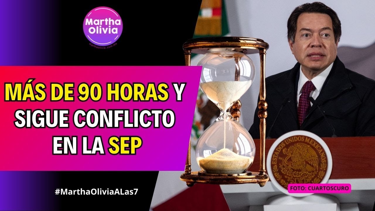#MarthaOliviaALas9 | Marx Arriaga se niega abandonar la SEP; nombran sustituta