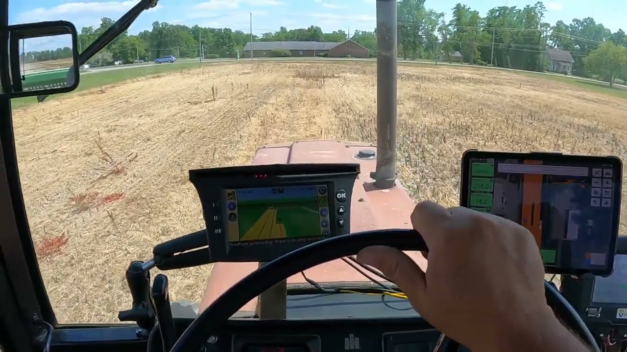 Spraying some Beans and Re planting 24 Acres of Beans