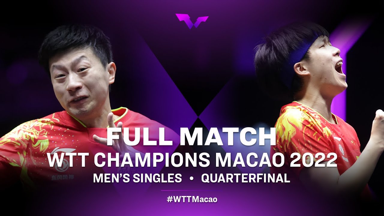 FULL MATCH | WANG Chuqin vs MA Long | MS QF | WTT Champions Macao 2022