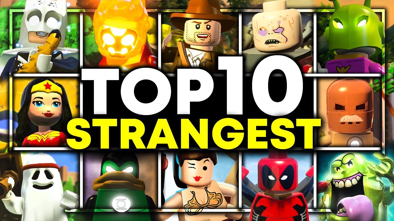TOP 10 Strangest Characters In LEGO Games