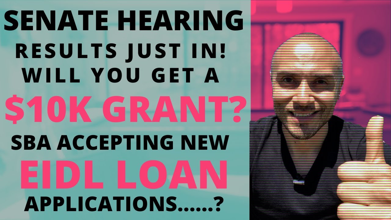 EIDL Grant Update & SBA Accepting New EIDL Loans | Senate Hearing Results
