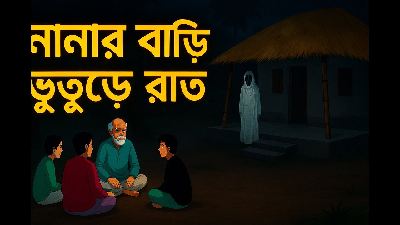 নানাবাড়িতে ভুতুড়ে রাত| Bengali Moral Stories | Cartoon | Haunted | Horror Animation | Taniablog