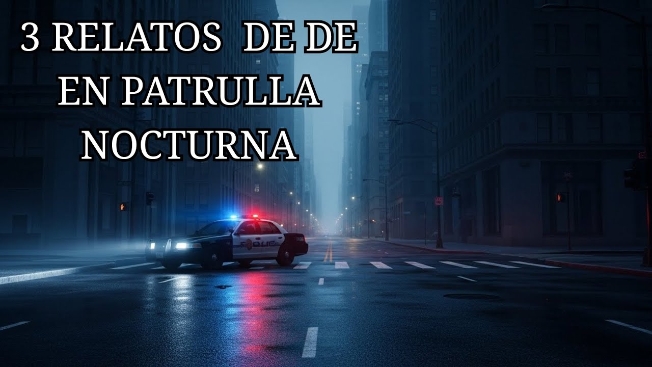4 RELATOS DE TERROR DE POLICÍAS EN PATRULLA NOCTURNA