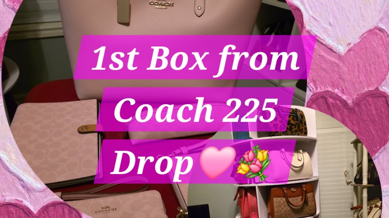 Распаковка сумки Coach 225 №1. Красота в розовом 🩷💐🩷
