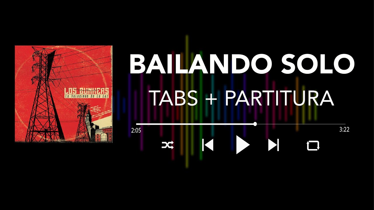 Los Bunkers - Bailando Solo (En vivo/Viña del Mar 2024) (Bass Cover/Tabs + Partitura + Acordes)