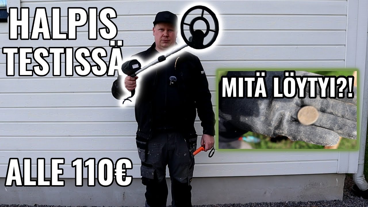Testissä 70€ metallinpaljastin - Mitä löysin takapihalta?