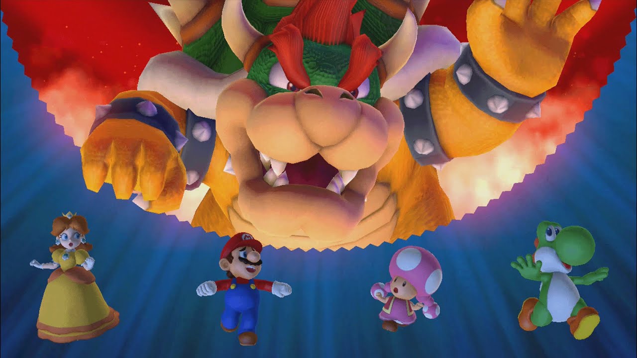 Mario Party 10 - Daisy vs Mario vs Toadette vs Yoshi vs Bowser - Mushroom Park