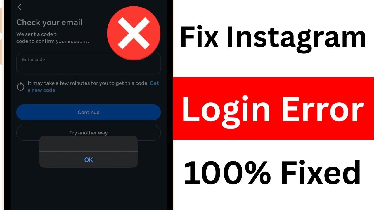 Проблема со входом в Instagram | Как исправить ошибку входа в Instagram