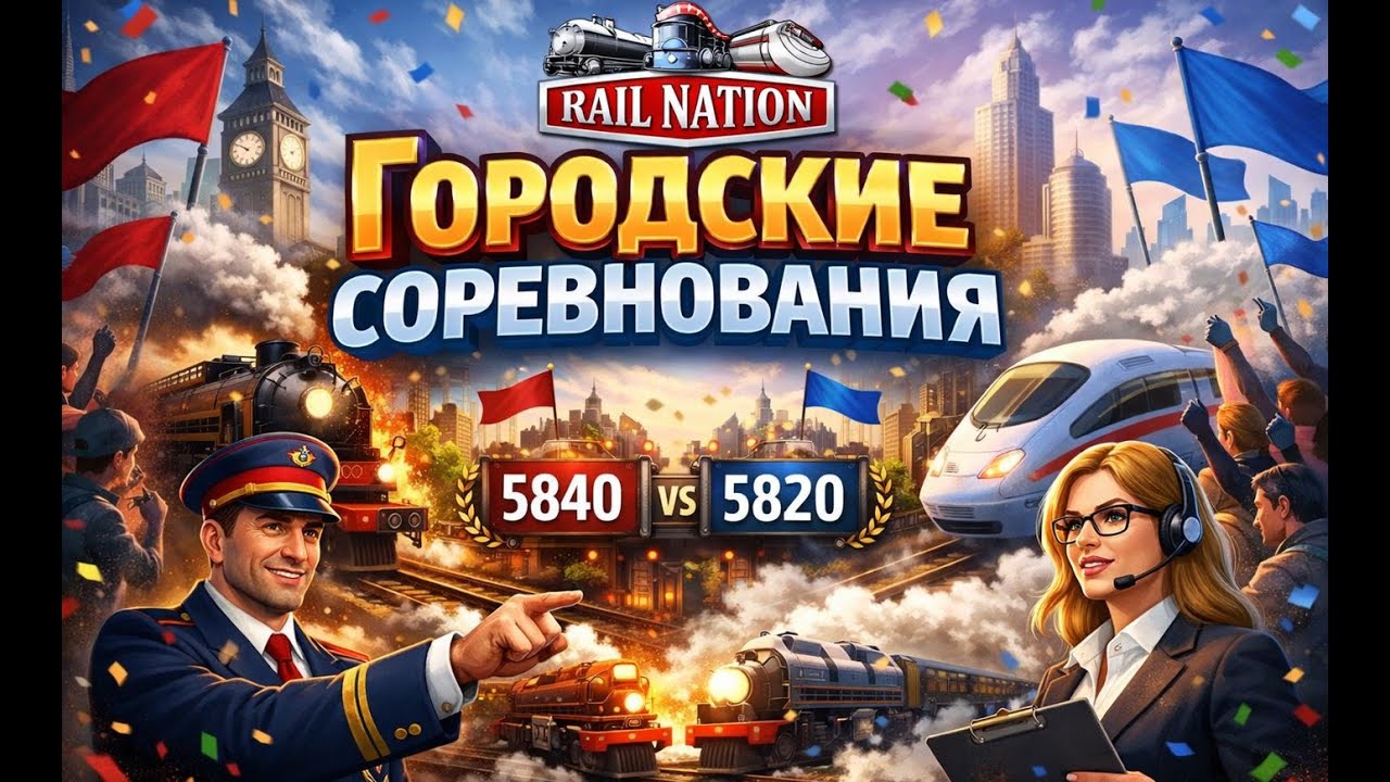 Rail Nation.  Городские Соревнования.