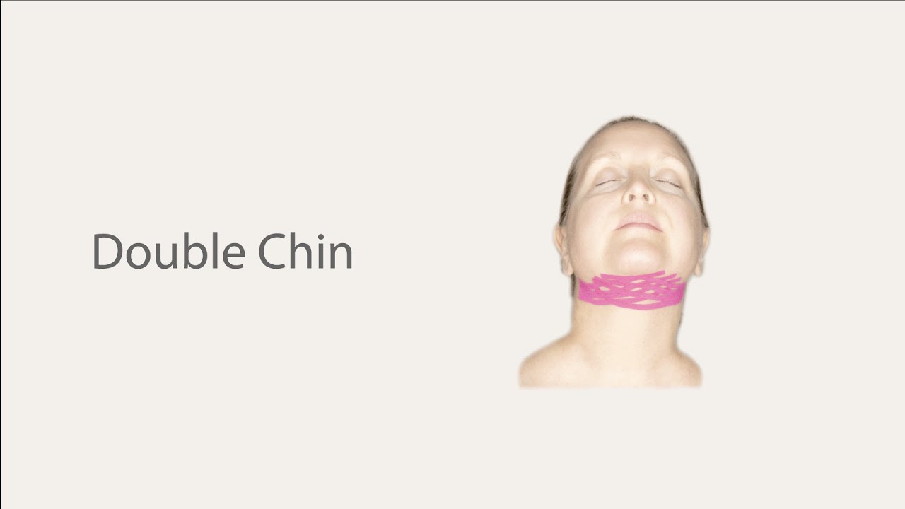 Face Taping helps to get rid of that Double Chin
