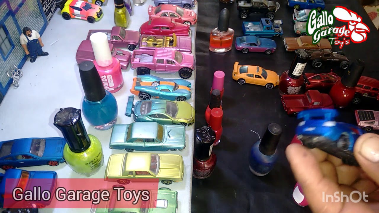 Variedad de Colores, Body, Pintura de uñas y aerografo bucal, #gallogaragetoys #hotwheelscustom