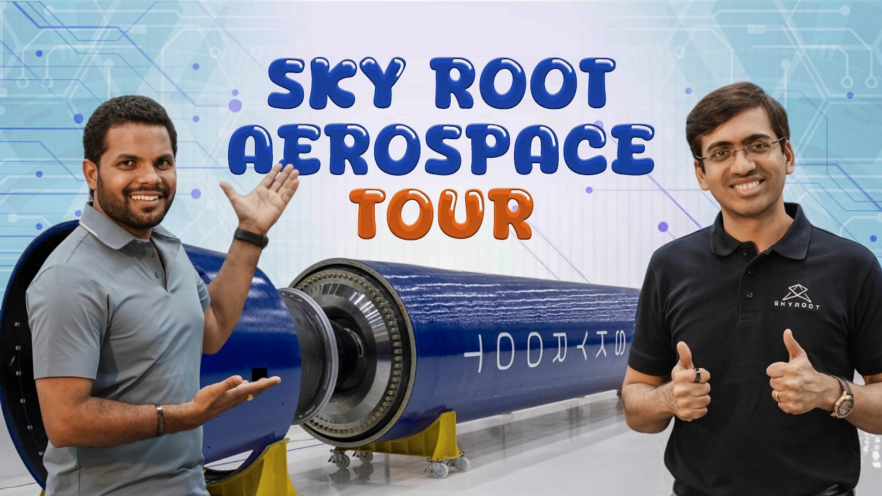 Skyroot Aerospace tour with Founder & Scientist Pawan Chandana | Anil Geela | Rocket launch |