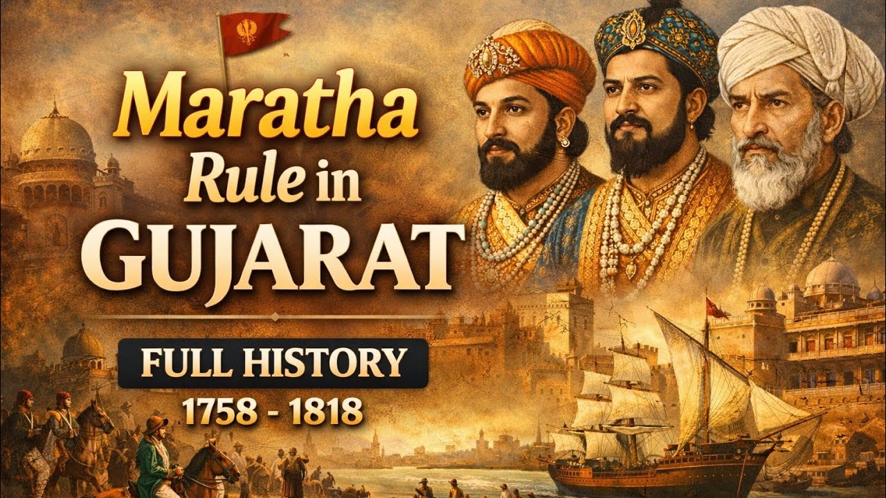 ગુજરાતમાં મરાઠા શાસન કેવી રીતે શરૂ થયું? | ગુજરાતનો ઇતિહાસ ભાગ 7