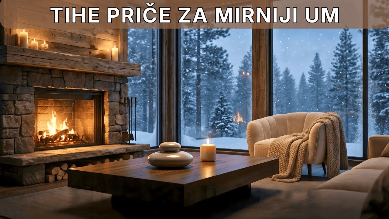 Izabrane Budističke Priče za Miran Um | Zimski Ambijent uz Kamin
