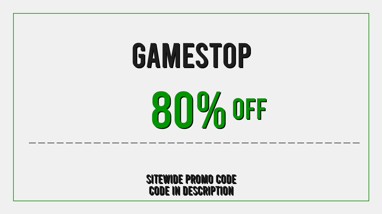 GameStop Promo Code 2025 March