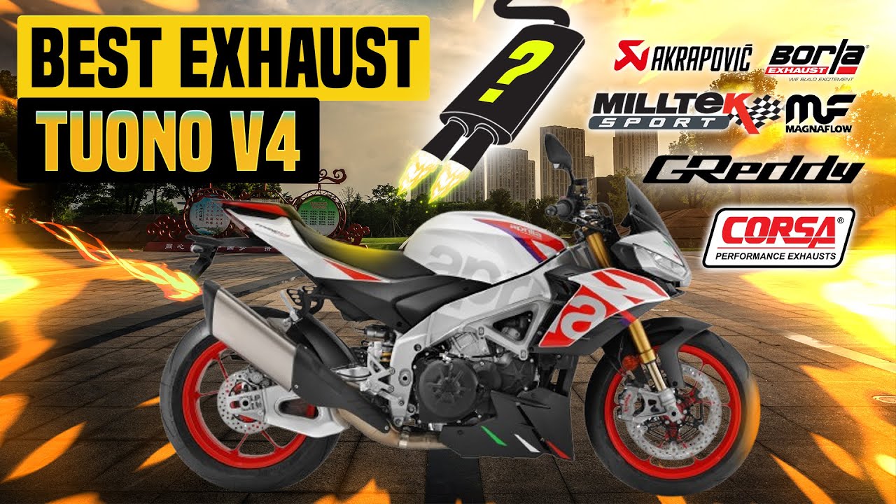 Aprilia Tuono V4 Exhaust Sound🔥Akrapovic,Arrow,AR,Cobra Sport,Delkevic,GPR,LV,Mivv,SC Project,Spark
