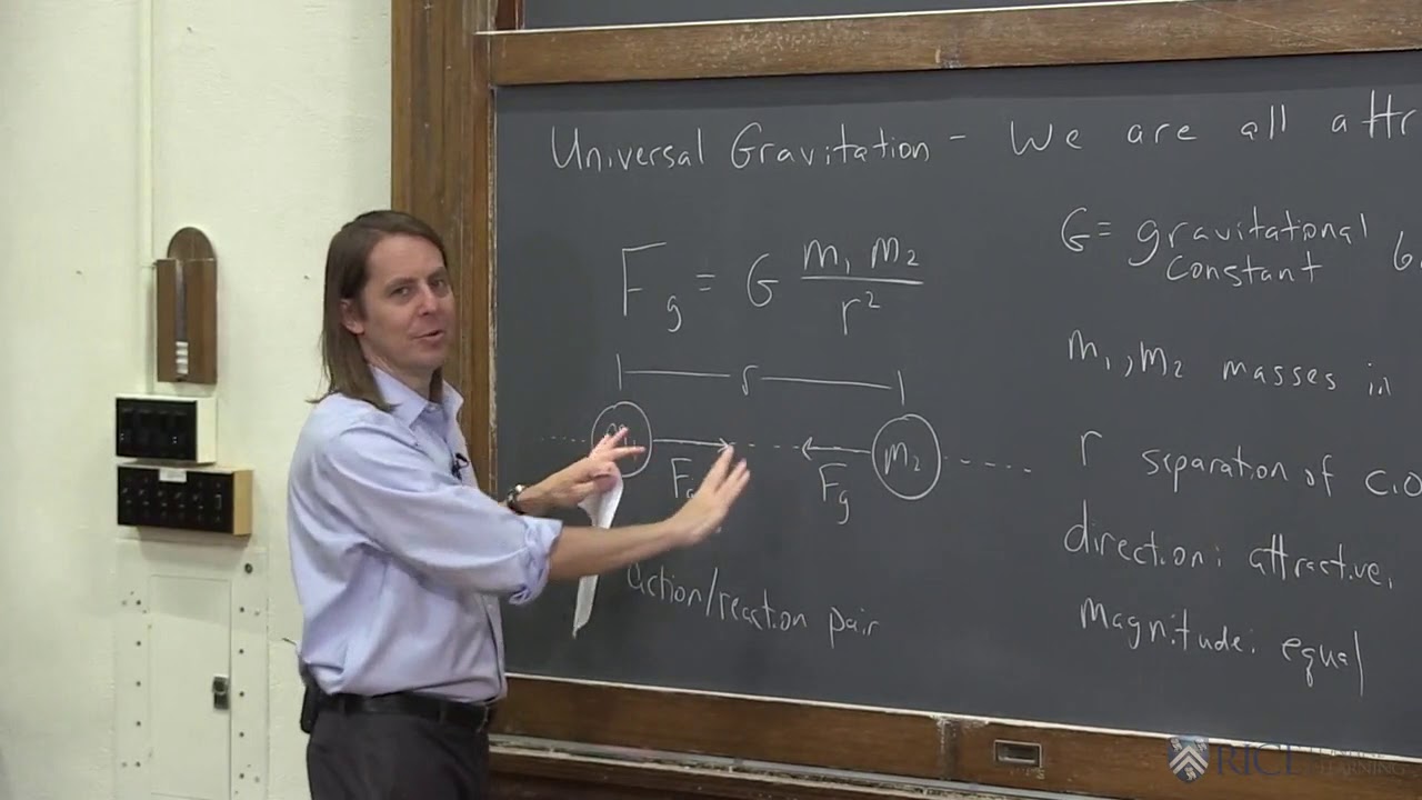 PHYS 101 | Gravitational Forces 1 - Universal Gravitational Force