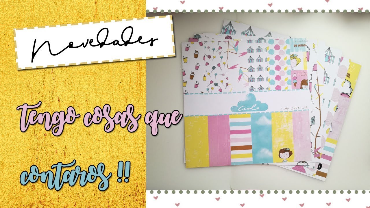 NOVEDADES : TENGO COSAS QUE CONTAROS !!!