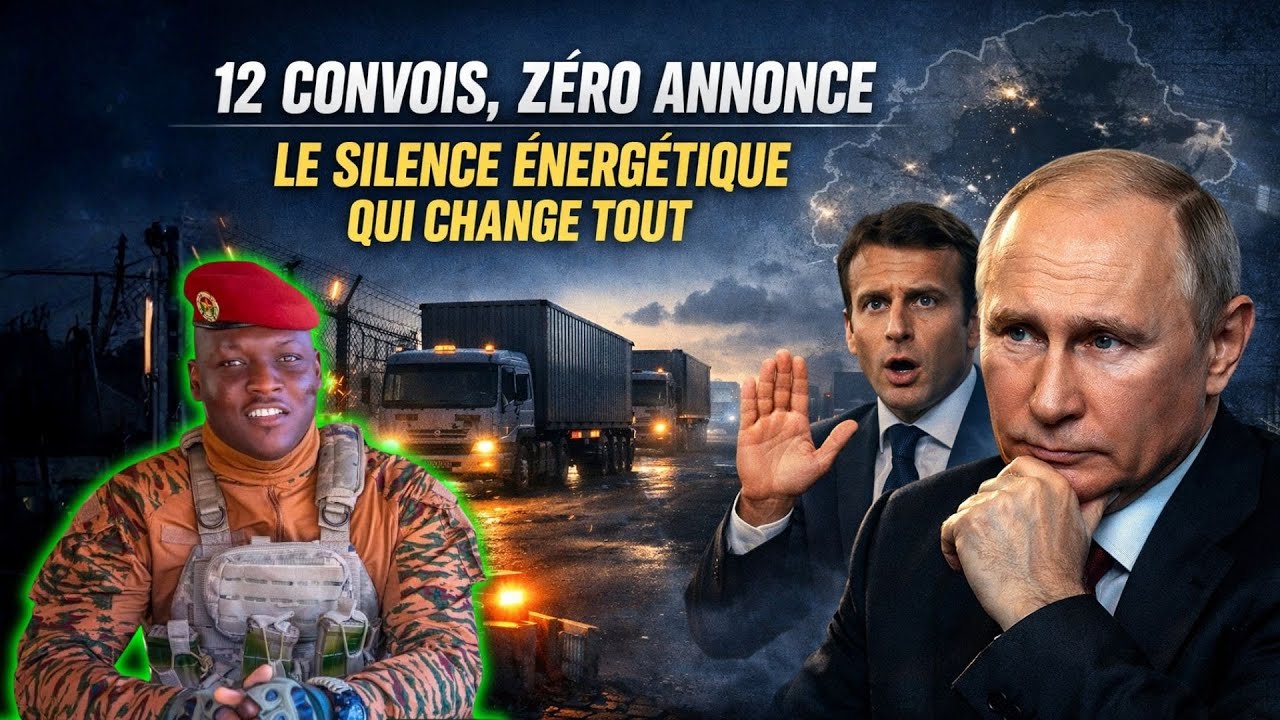 Ibrahim Traoré: Choc énergétique au Burkina Faso – Plus de 12 convois lourds en 1 semaine !
