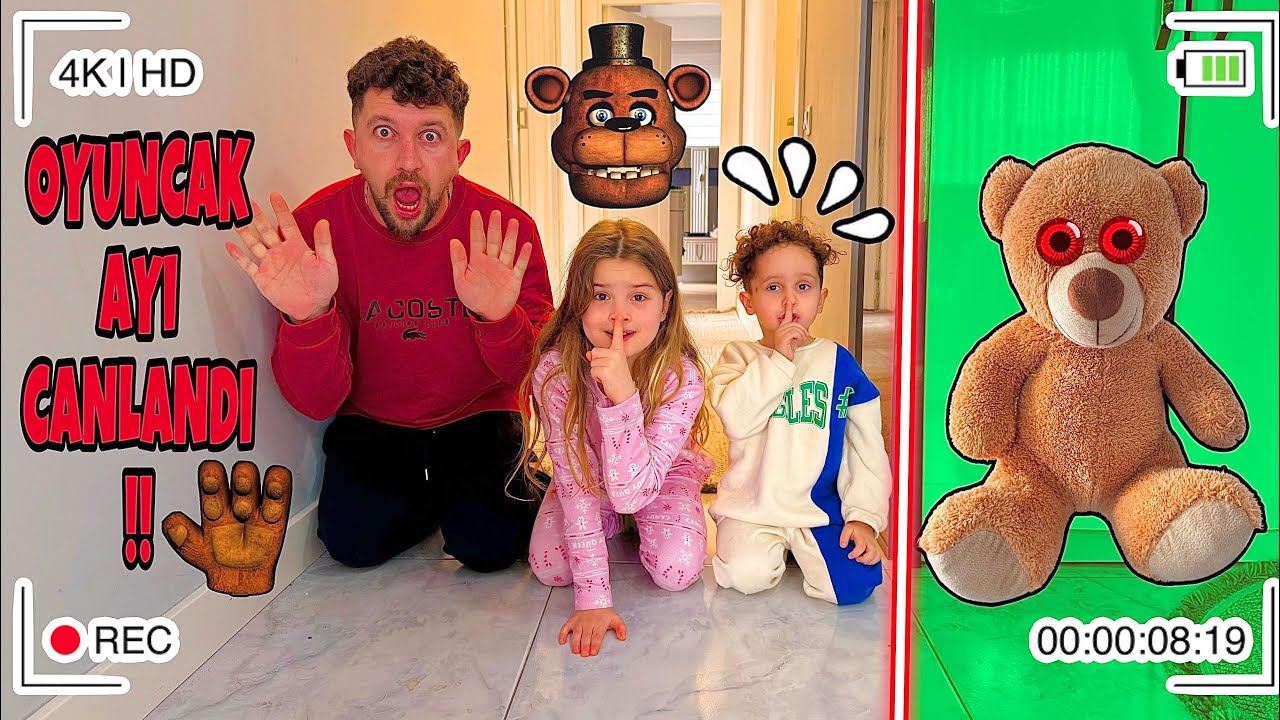 KUZEY ELİF AYICIK CANLANDI !! EVDE GEZİYOR !!