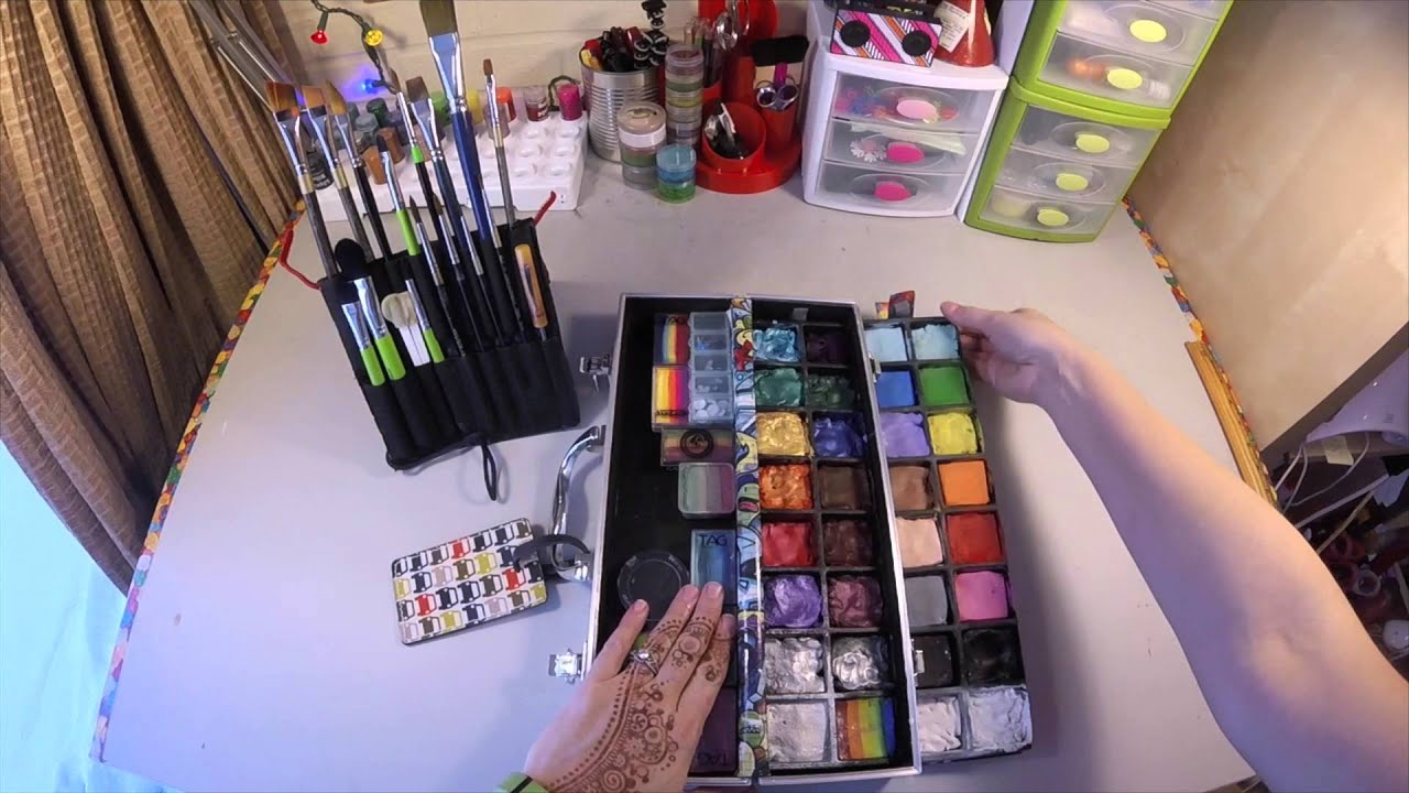 Portable Air Travel Face Paint Kit