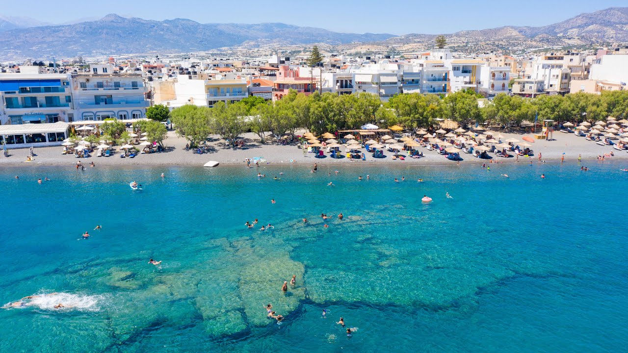 Ierapetra in Summer Lasithi Crete Greece 4K