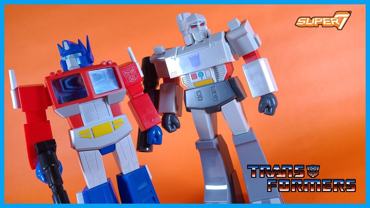 Super7 Super Cyborg TRANSFORMERS OPTIMUS PRIME & MEGATRON Action Figure Review