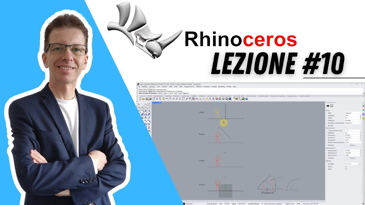 Corso Rhino - Lezione #10 - Copia Speculare, Tolleranza