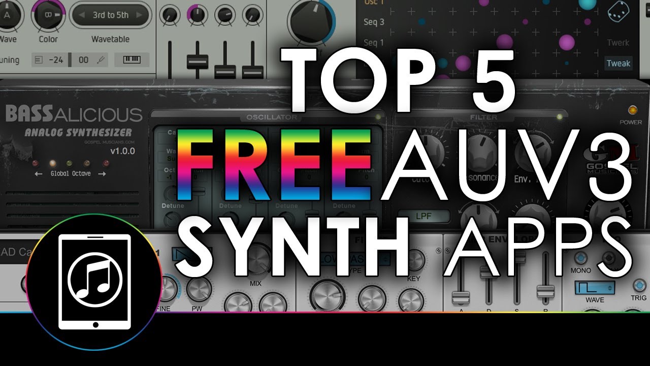 Top 5 Best FREE AUv3 Instrument and Synth Apps With Demos