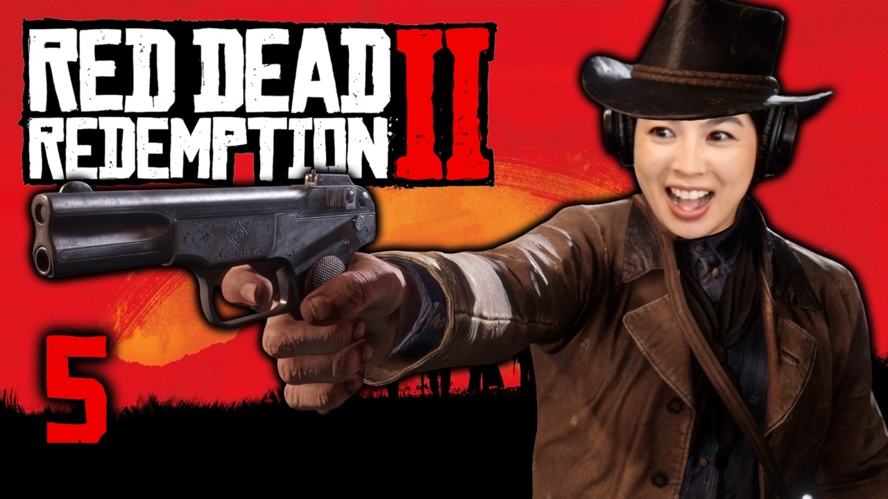 CAROLINE KWAN PLAYS RED DEAD REDEMPTION 2 (Part 5) | carolinekwan Gaming VOD