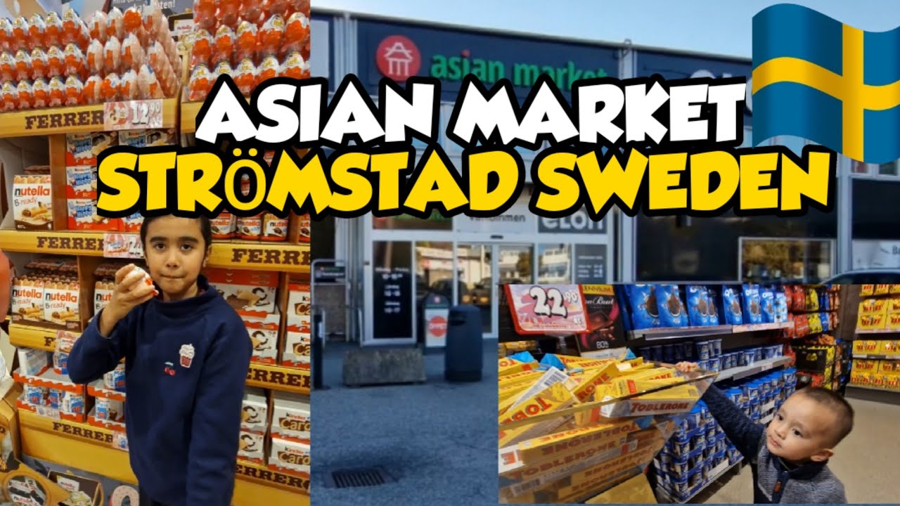 Asian Market Strömstad Sweden & GodisHuset Shopping ng Chocolates Para Pam Pasalubong Pauwi ng Pinas