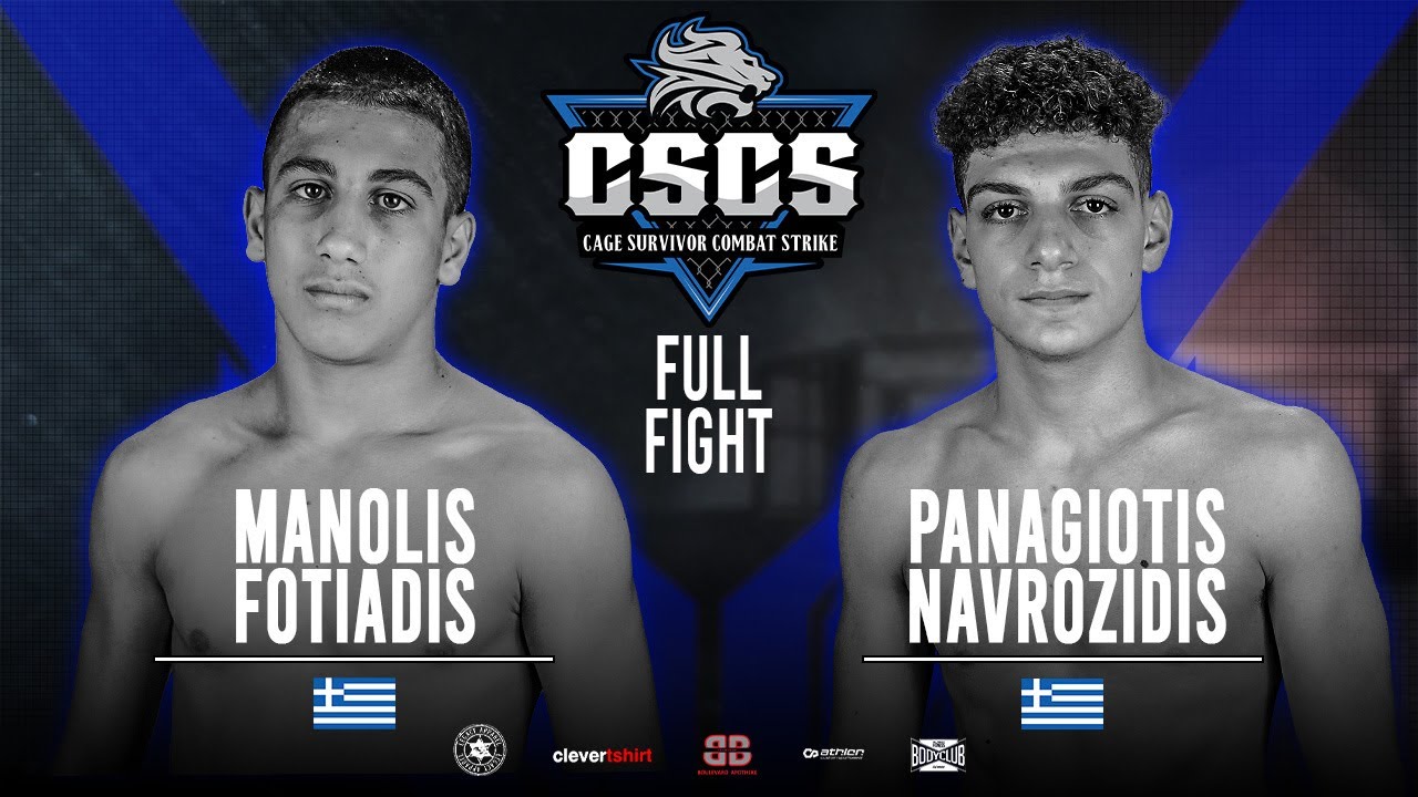 Combat Strike 3: Manolis Fotiadis vs. Panagiotis Navrozidis Full Fight