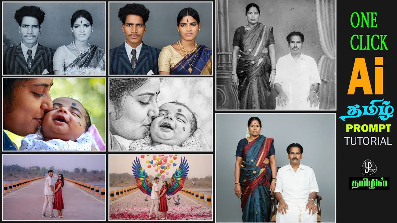 ai colour restore your free download ai tutorial tamil ai tamil prompt editing photos creative AI