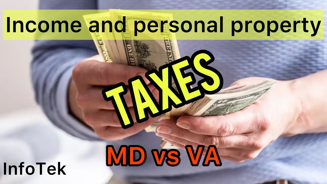 Personal Property Taxes in MD vs VA || info Tek   Andrew  Pal