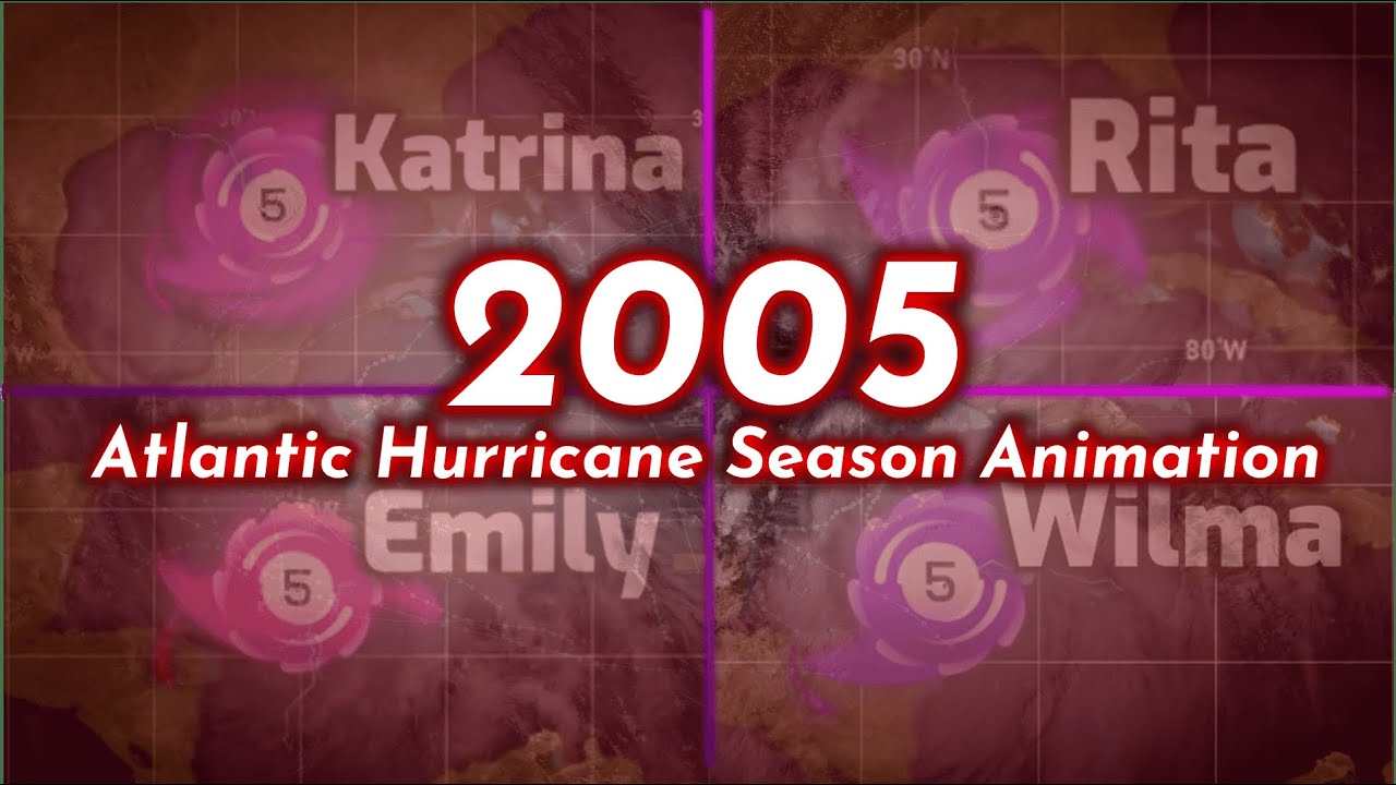 2005 Atlantic Hurricane Season Animation