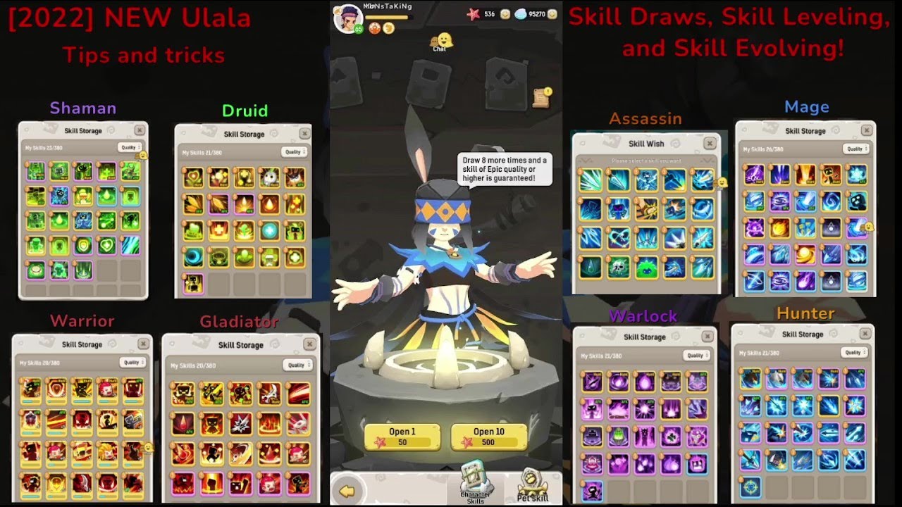 [2022] [ENG] NEW Ulala Idle Adventure Skills Guide, Tips and Tricks!