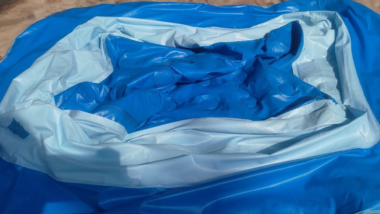 Beginilah Cara Mengatasi dan menanbal Kolam Renang Plastik Yang Sobek Bocor