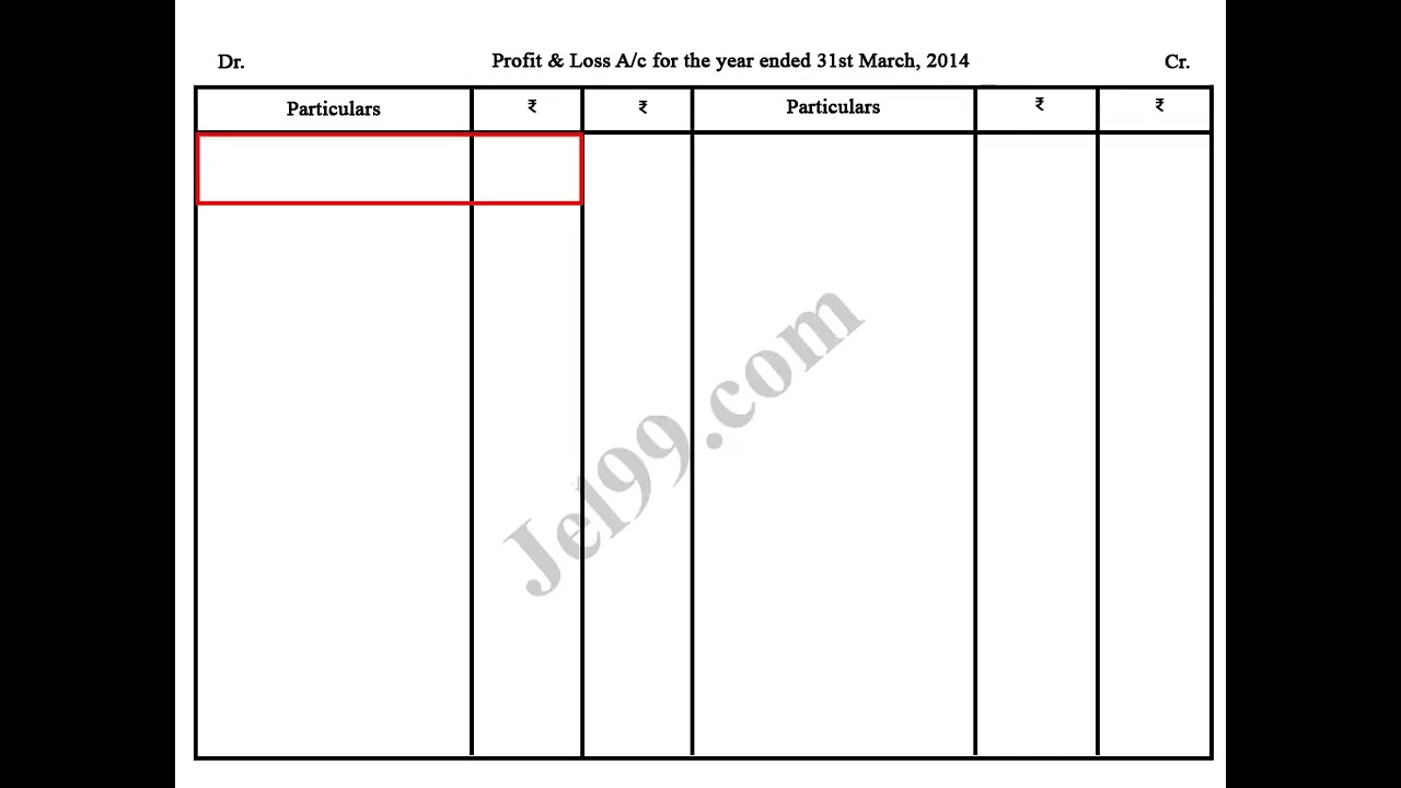 Final Account-1 (Book keeping and accountancy / F.Y.J.C.)