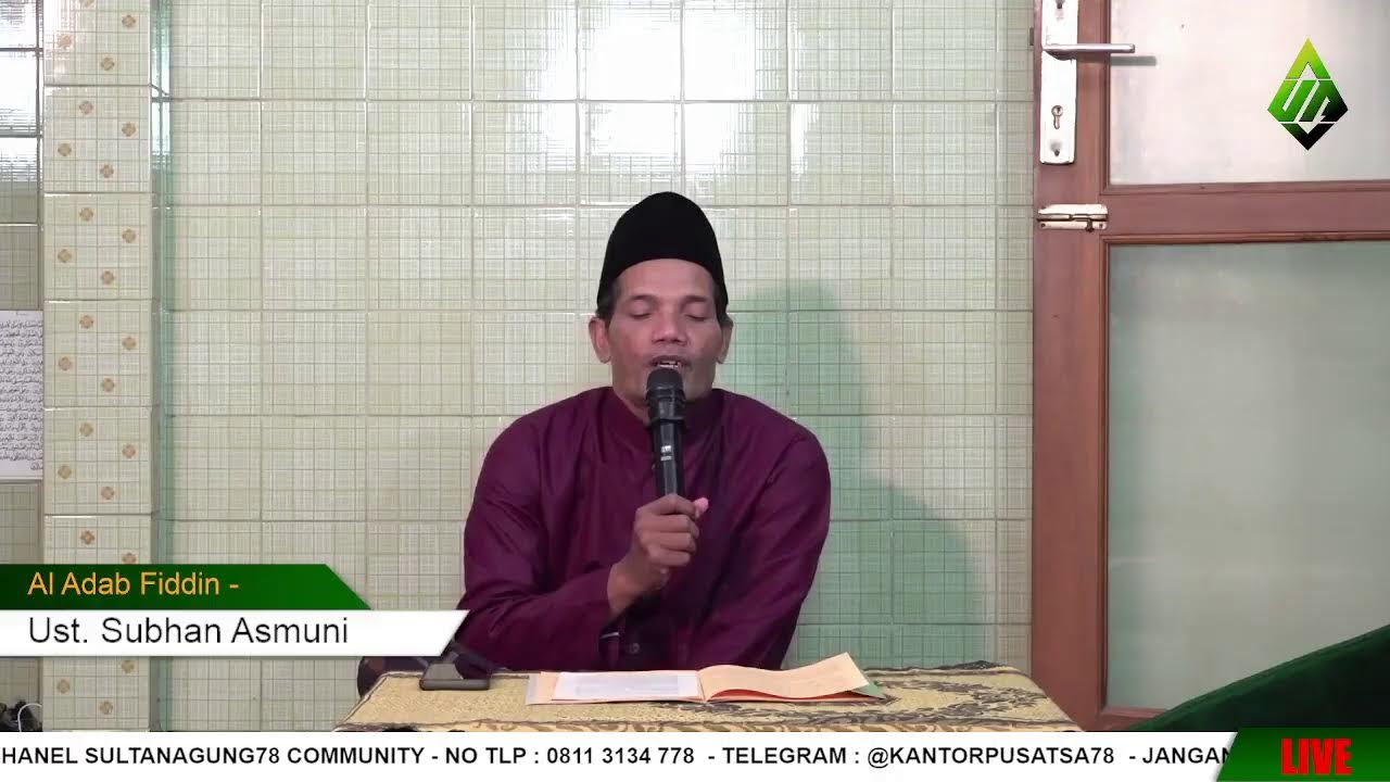 Pengajian Ramadhan - Al Adab Fiddin - (25-Ramadhan 1447H)