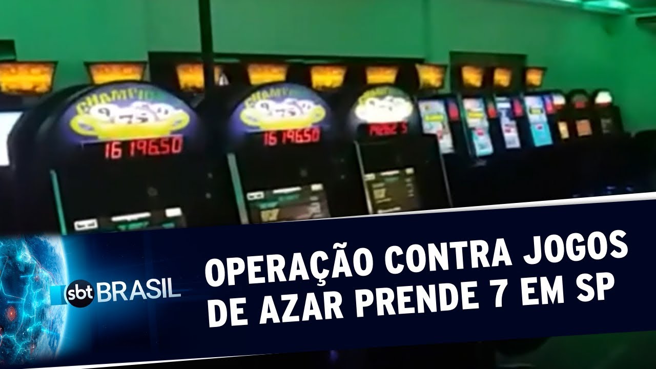 Operação contra jogos de azar prende sete pessoas em São Paulo | SBT Brasil (22/10/19)