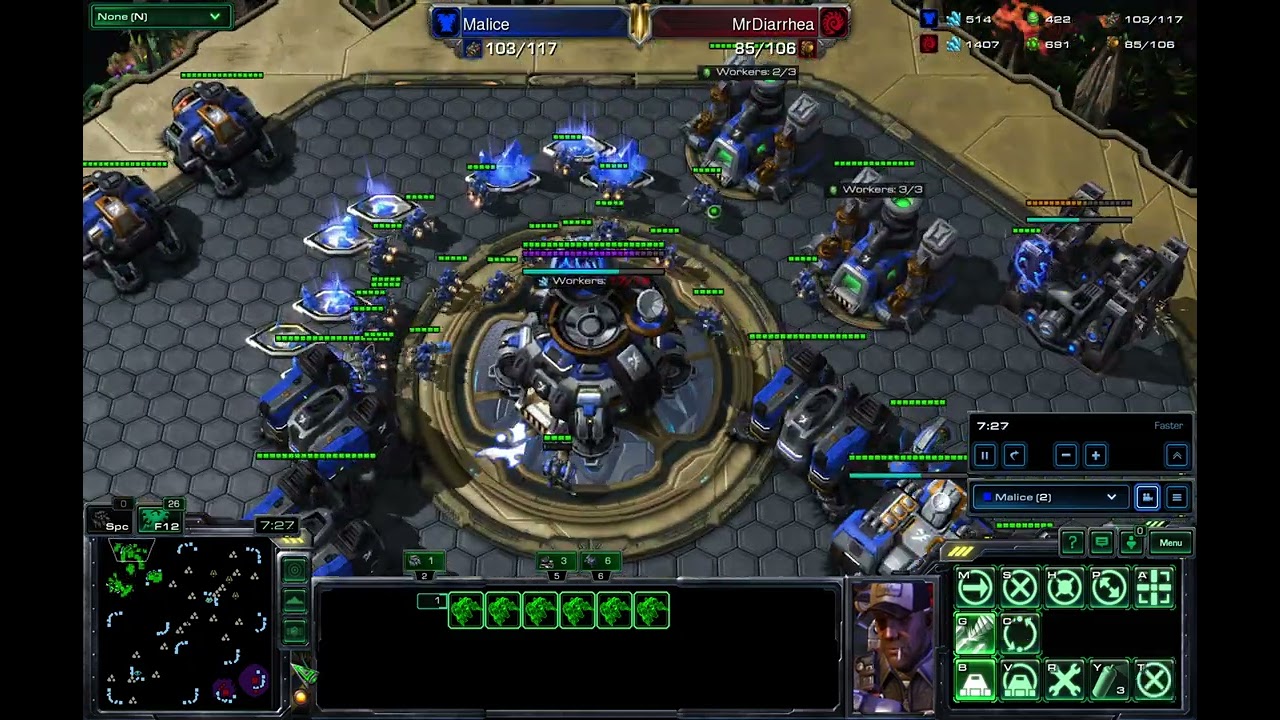 Malice [T] vs MrDiarrhea [Z] (R) - How to deal with Ultralisks (Magannatha LE)
